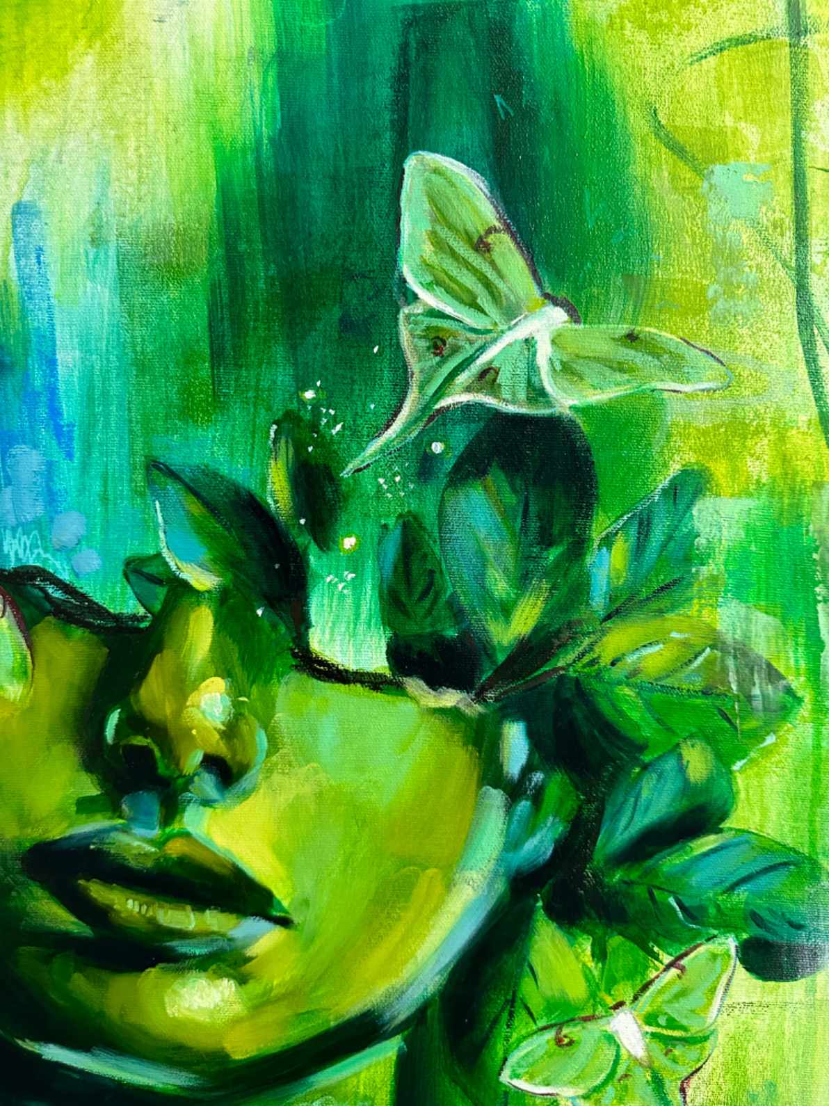 "Take a Rest" Original Painting